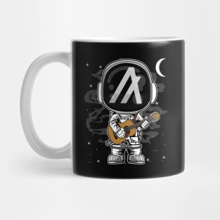 Astronaut Guitar Algorand ALGO Coin To The Moon Crypto Token Cryptocurrency Blockchain Wallet Birthday Gift For Men Women Kids Mug